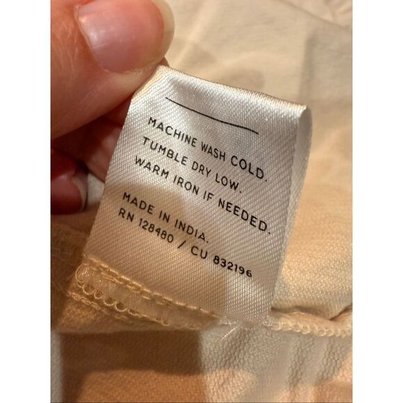 PACT Womens Modern Corduroy Bomber Jacket Sandshell Beige Size L - Picture 7 of 9